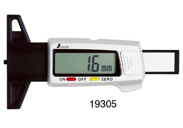 0.1-25mm Thước đo sâu điện tử mini Shinwa 19305