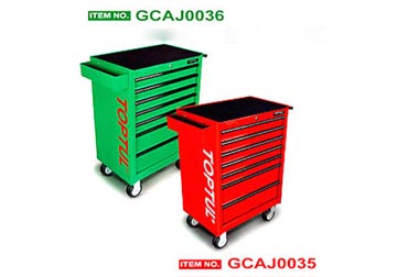 Bộ tủ dụng cụ 7 ngăn màu đỏ 157 chi tiết Toptul GCAJ0057