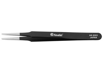 Nhíp gắp linh kiện tĩnh điện mũi bằng Asaki AK-9203