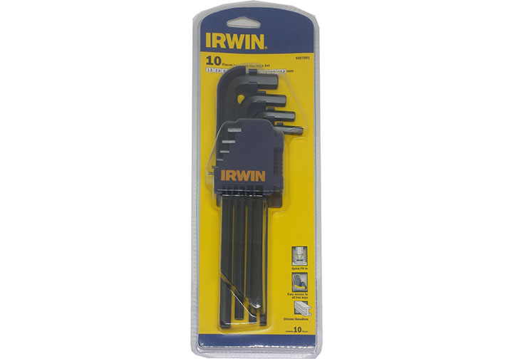 1.5-10mm Bộ lục giác đầu bằng 10 chi tiết Irwin T9097001