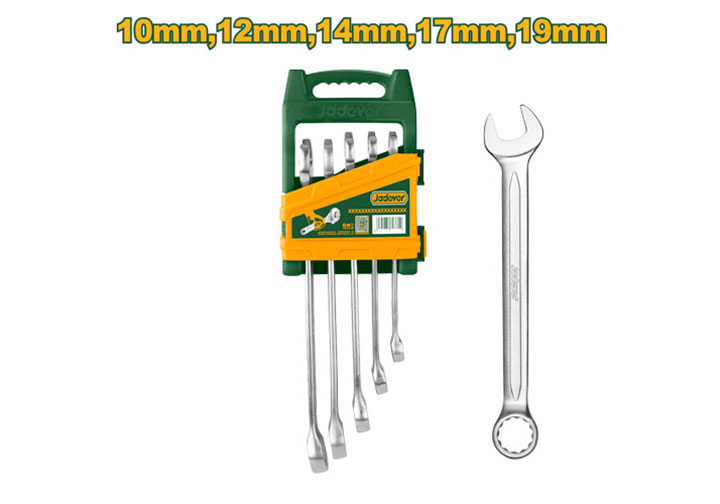 10-19mm Bộ cờ lê vòng miệng 5 chi tiết Jadever JDSP1215