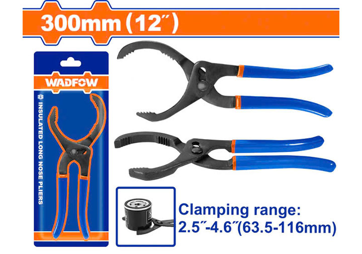 12" Kìm mở lọc dầu / lọc nhớt Wadfow WPL6612