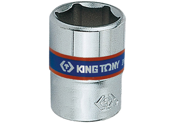 13mm Đầu tuýp 6 góc 1/4" (ngắn 24mm) Kingtony 233513M