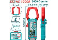 1000A Ampe kìm đo dòng điện DC/AC Total TMT7610002