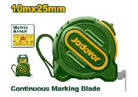 10mx25mm Thước cuộn thép hệ inch và mét Jadever JDMT1250