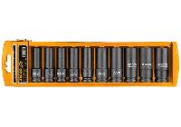 1/2" Bộ đầu tuýp dài 10 chi tiết Ingco HKISSD12102L