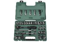 1/2" Bộ tuýp 12 góc 10-32mm 34 chi tiết Sata 09-945 (09945)