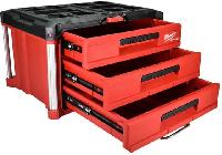 414x564x363mm Thùng đựng đồ nghề 3 ngăn kéo IP65 Milwaukee 48-22-8443