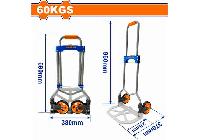 60kg Xe đẩy hàng 2 bánh gấp gọn Wadfow WWB9A06