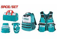 Bộ combo túi đựng đồ nghề 5 chi tiết Total TOS23047