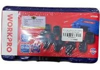Bộ tuýp 6 góc đen 1/2" 13 chi tiết Workpro WP204005