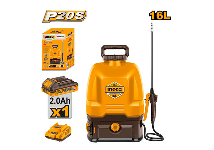 20V Bình xịt 16L dùng pin Ingco CSPLI20162