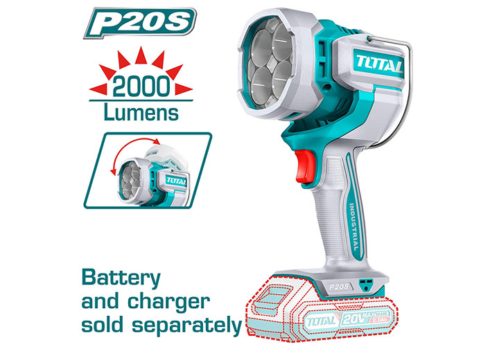 20V Đèn làm việc dùng pin (chỉ thân máy) Total TWLI2088