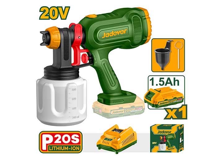 20V Máy phun sơn dùng pin Jadever JDSU30662