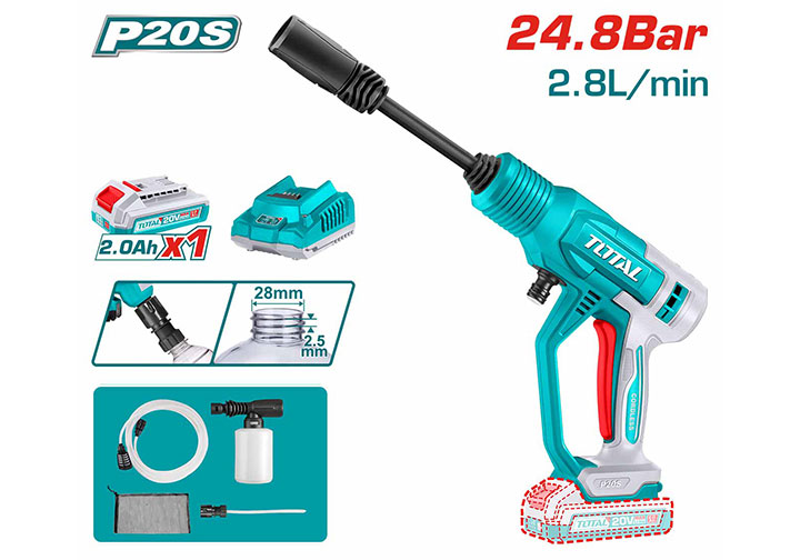 20V Máy xịt rửa dùng pin Total TPWLI20362