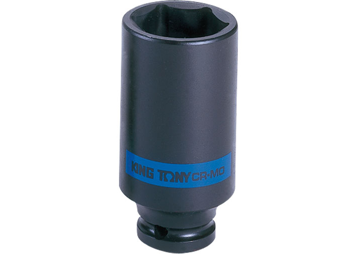 26mm Đầu tuýp đen 6 góc 1/2" dài 80mm Kingtony 443526M