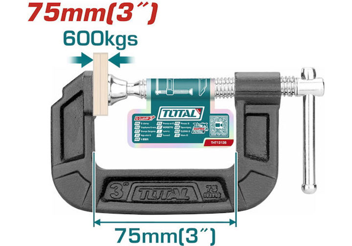 3" Cảo chữ C Total THT13136