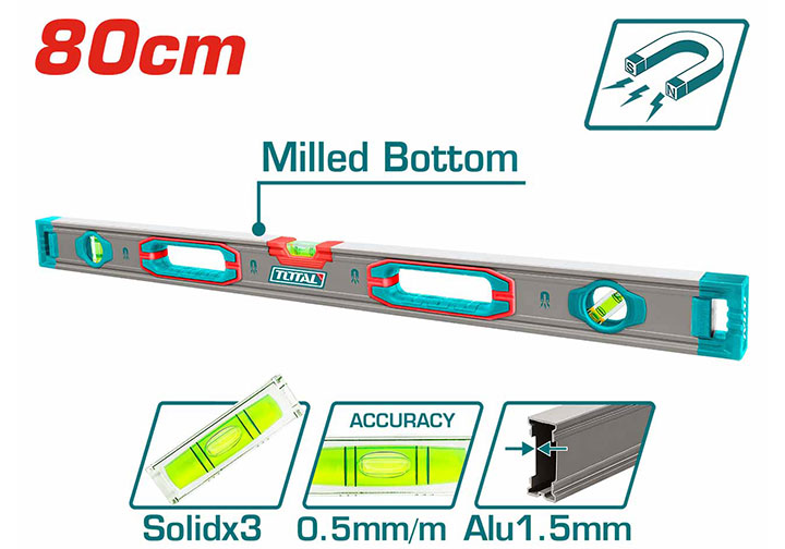 32" Thước thủy từ tính Total TMT28028M