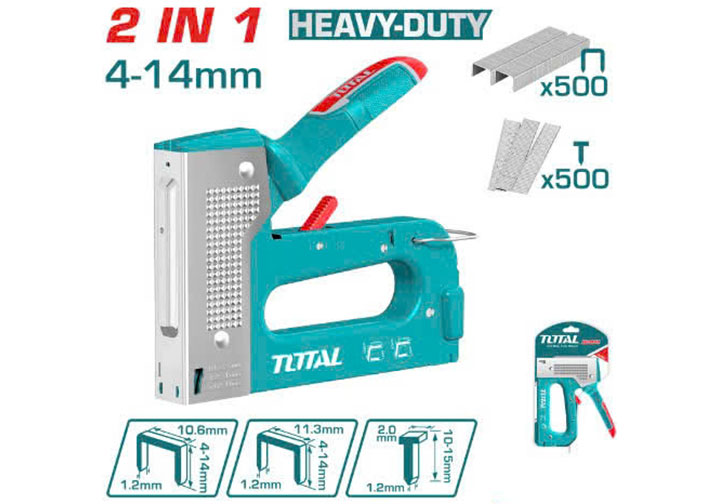 4-14mm Kìm bấm ghim 2 trong 1 Total THT31148