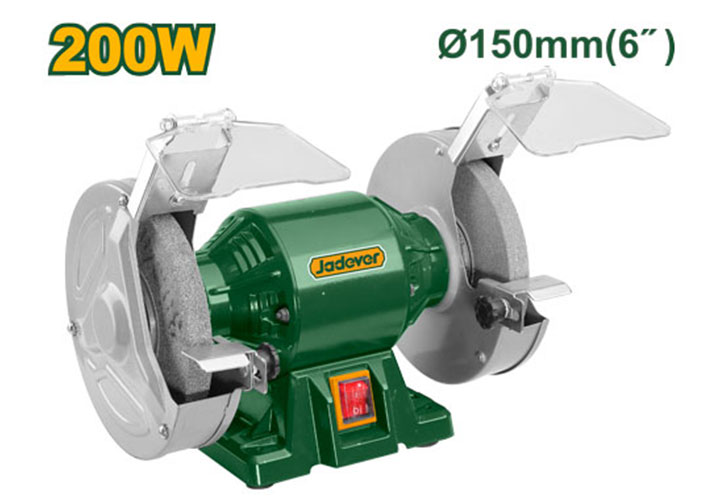 6" Máy mài để bàn 2 đá 200W Jadever JDBG1A1501