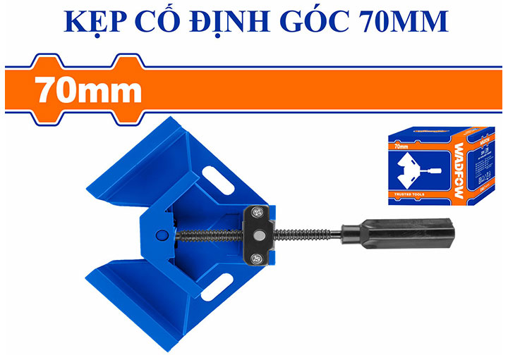 70mm Êtô kẹp góc cố định Wadfow WACC1528