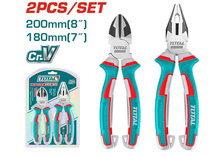 Bộ kìm cắt và kìm điện Total THT2K0206